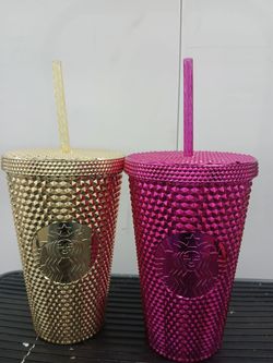 Starbucks Studded Cold Cup Tumblers Set of 2