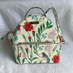 Kate Spade Sammi Laurel Hummingbird Floral Small Backpack