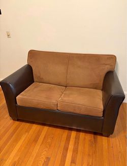 Beautiful brown sofa loveseat