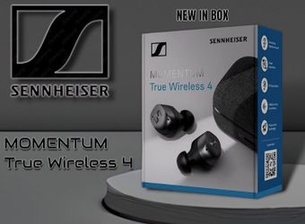 🎧 Sennheiser Momentum True Wireless 4 Earbuds – Black – Brand New Sealed 🎧