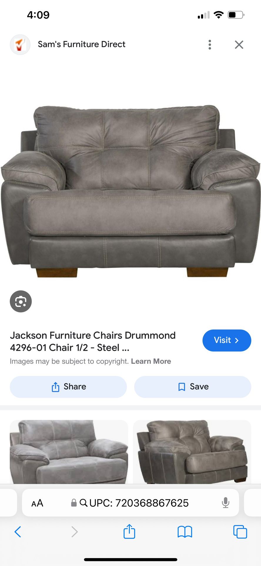 Drummond Chair 1/2 by Jackson Furniture Light Brown