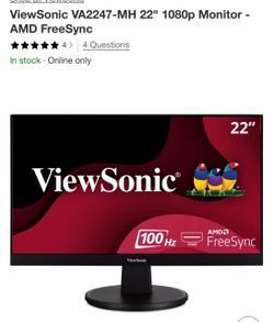 ViewSonic 22in monitor