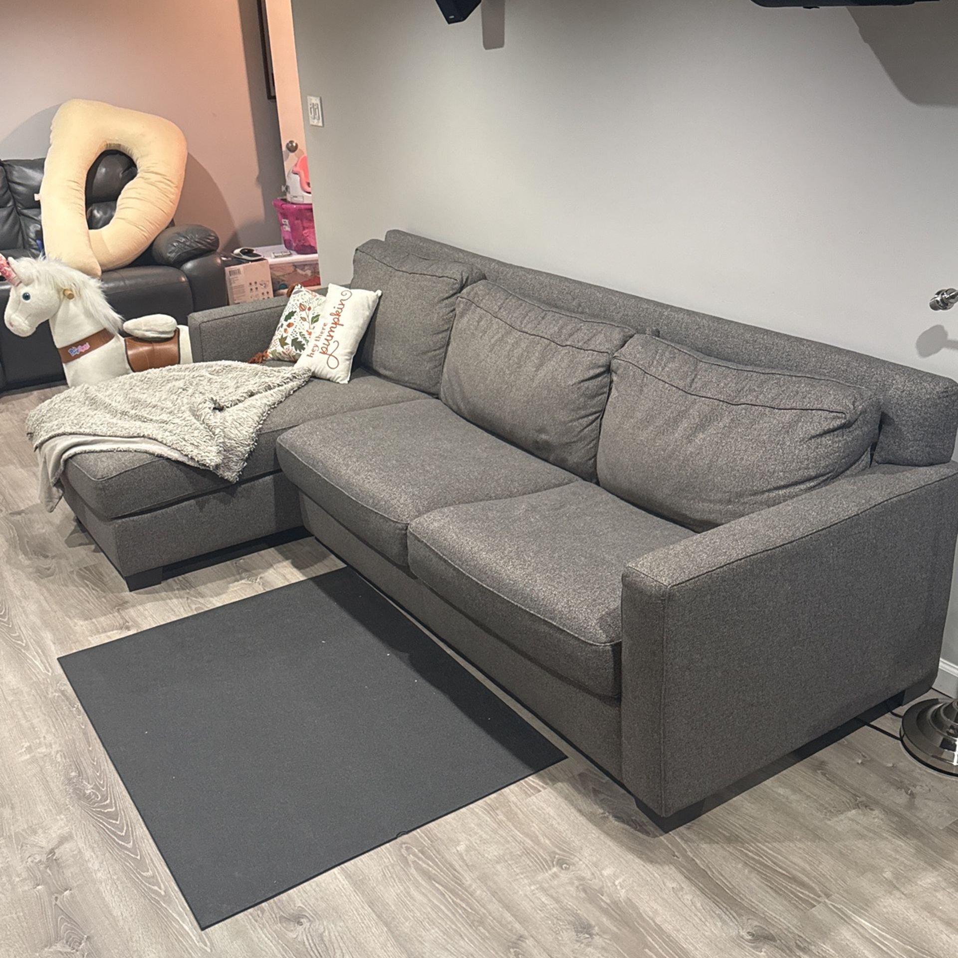 Pullout Sleeper Sofa /  Chaise Lounge - West Elm 