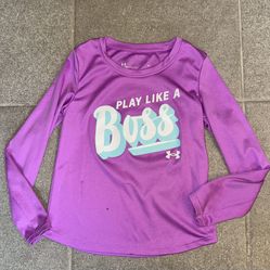 4T Under Armour Play Like a Boss Long Sleeved Shirt