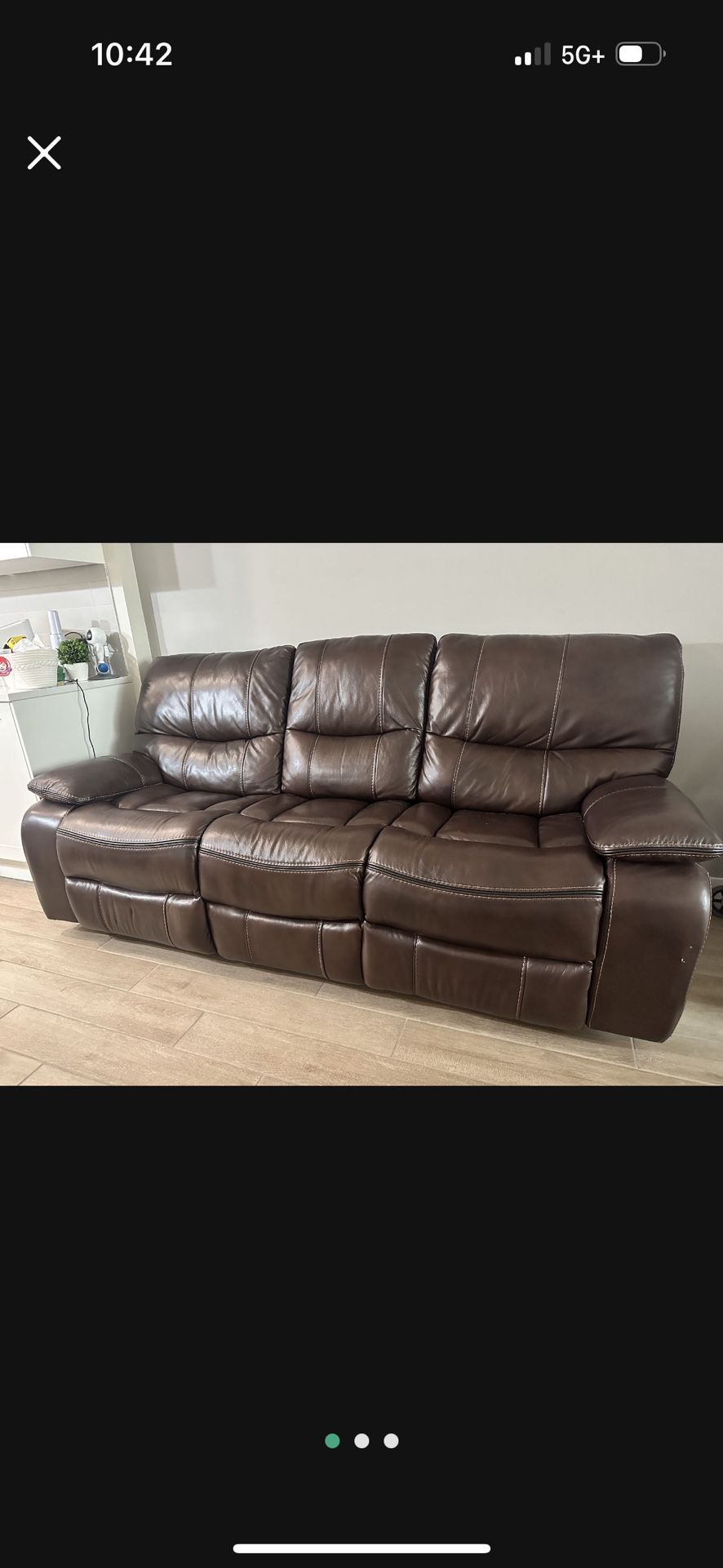 Leather Couch Recliner