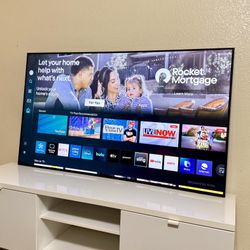 Like  New Samsung Smart Tv 4k Class Crystal UHD 65"
