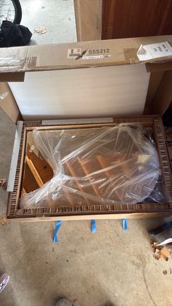 Crate & Barrel Mirror and Medicine Cabinet - New but has broken bracket