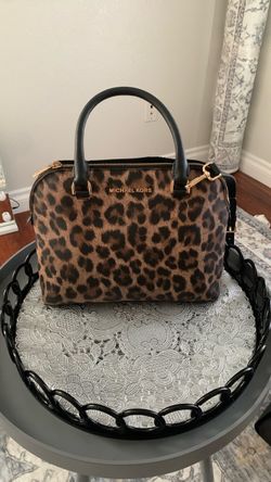 Michael Kors Leopard Print Satchel handbag