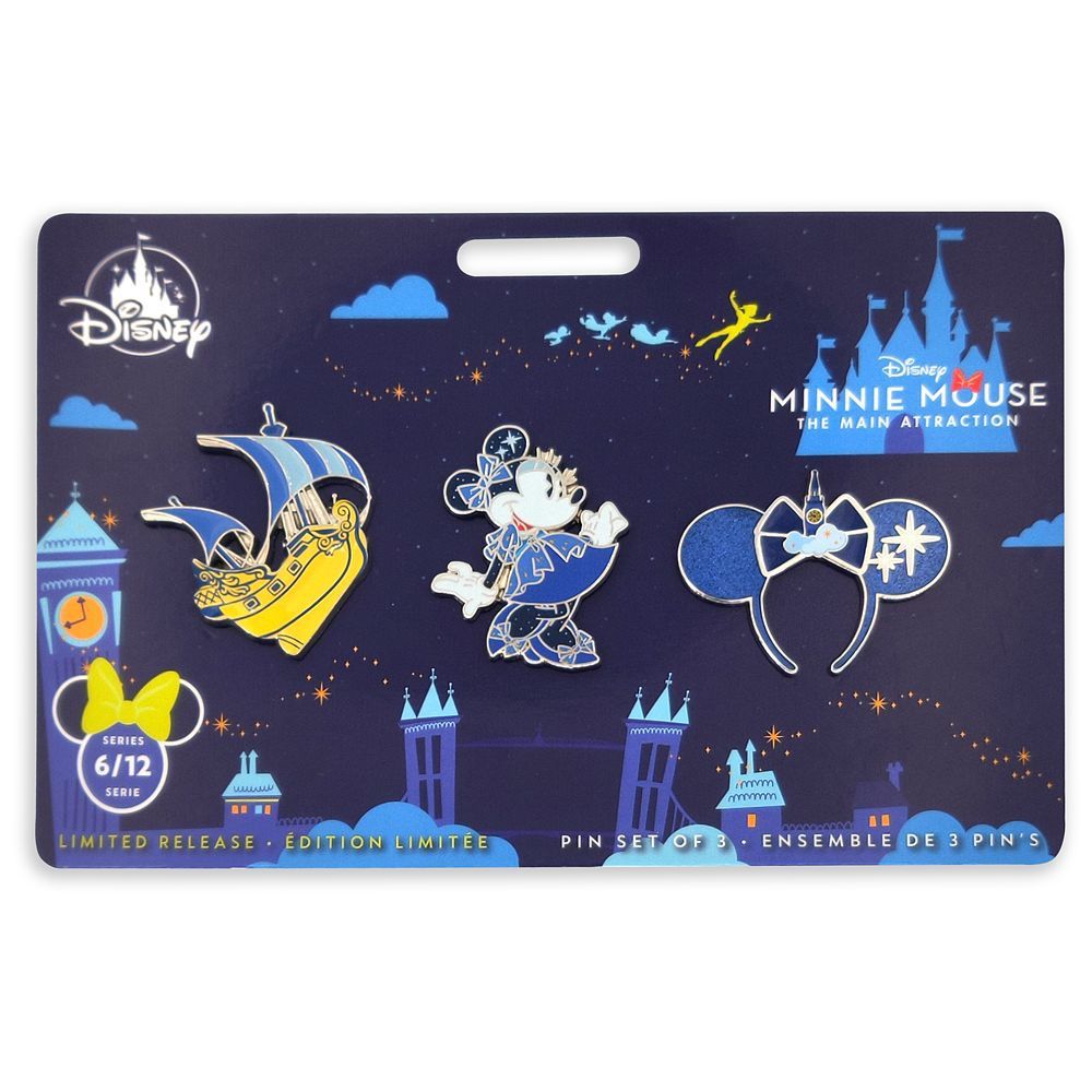 Minnie Mouse Main Attraction Peter Pan Pin Set