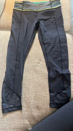 Lululemon Navy 7/8 Length Performance Leggings. 