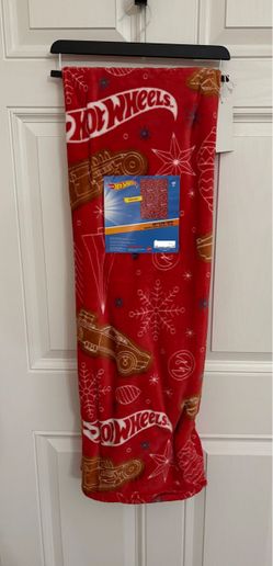 Hot Wheels Christmas Blanket