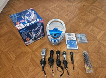 Portable Karaoke Machine and Microphones