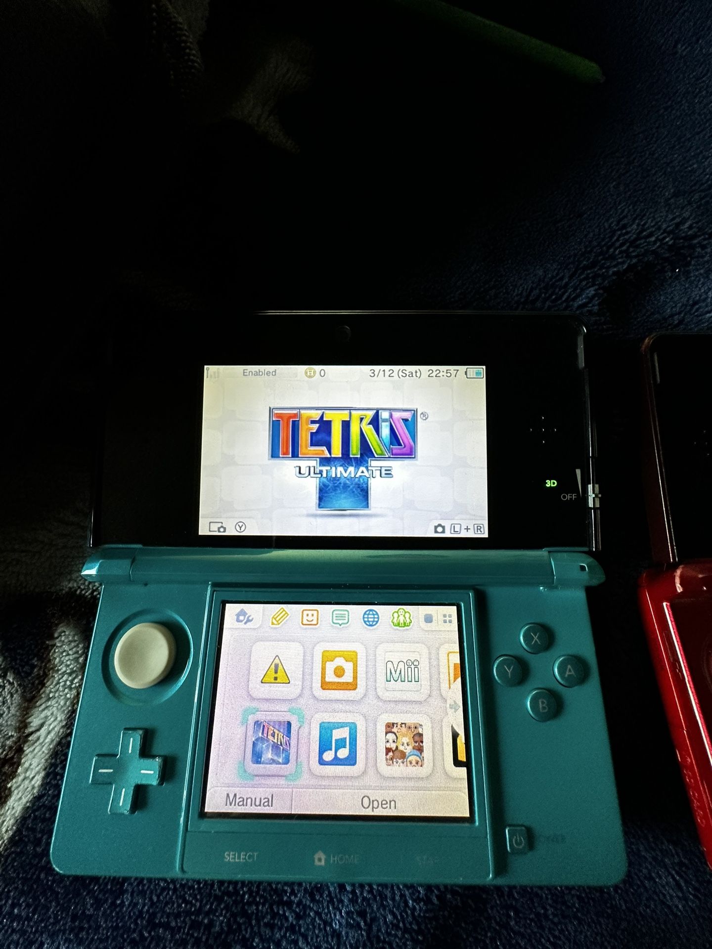 3ds Aqua Blue