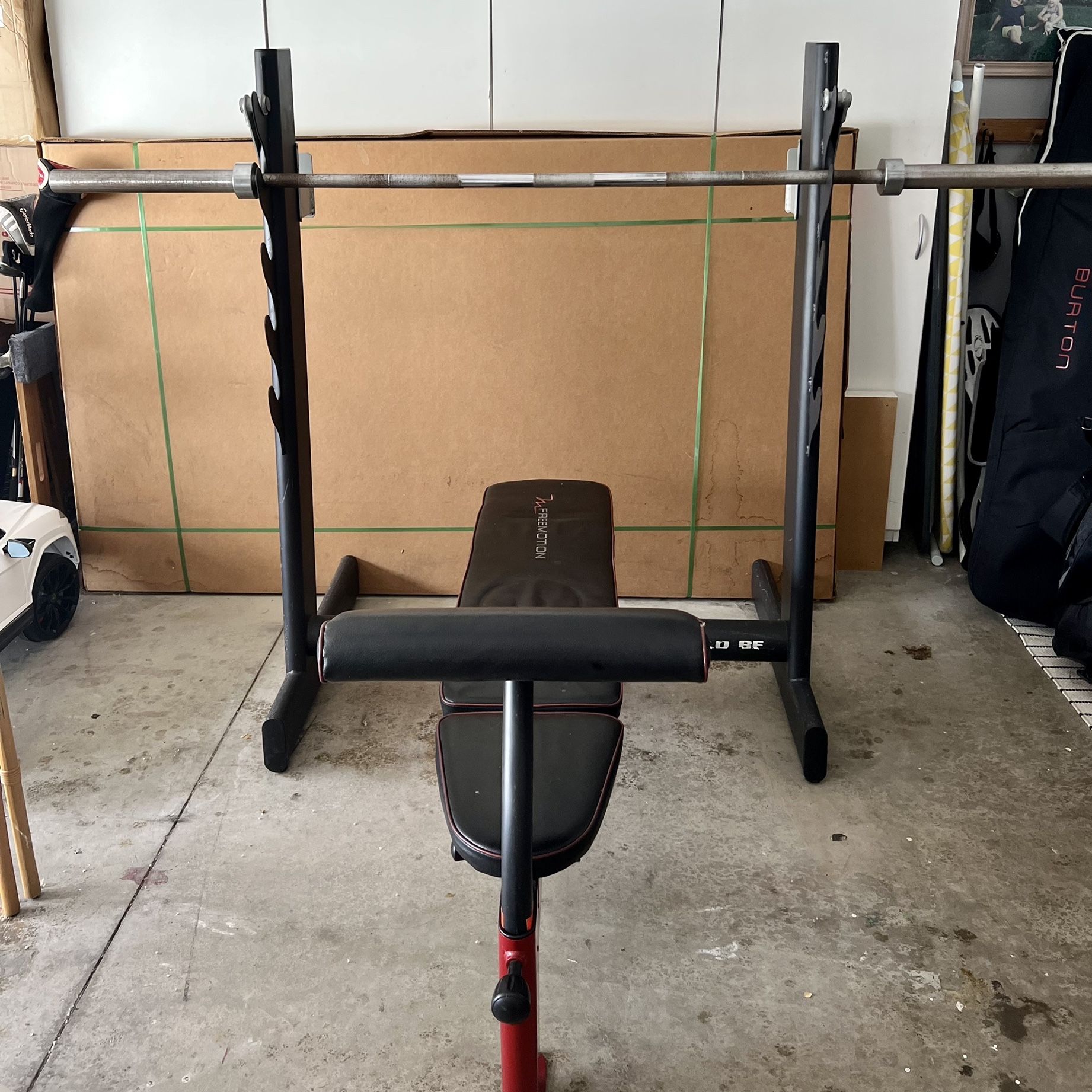 FreeMotion 220 BE Olympic Width Weight Bench for Sale in Costa Mesa CA OfferUp