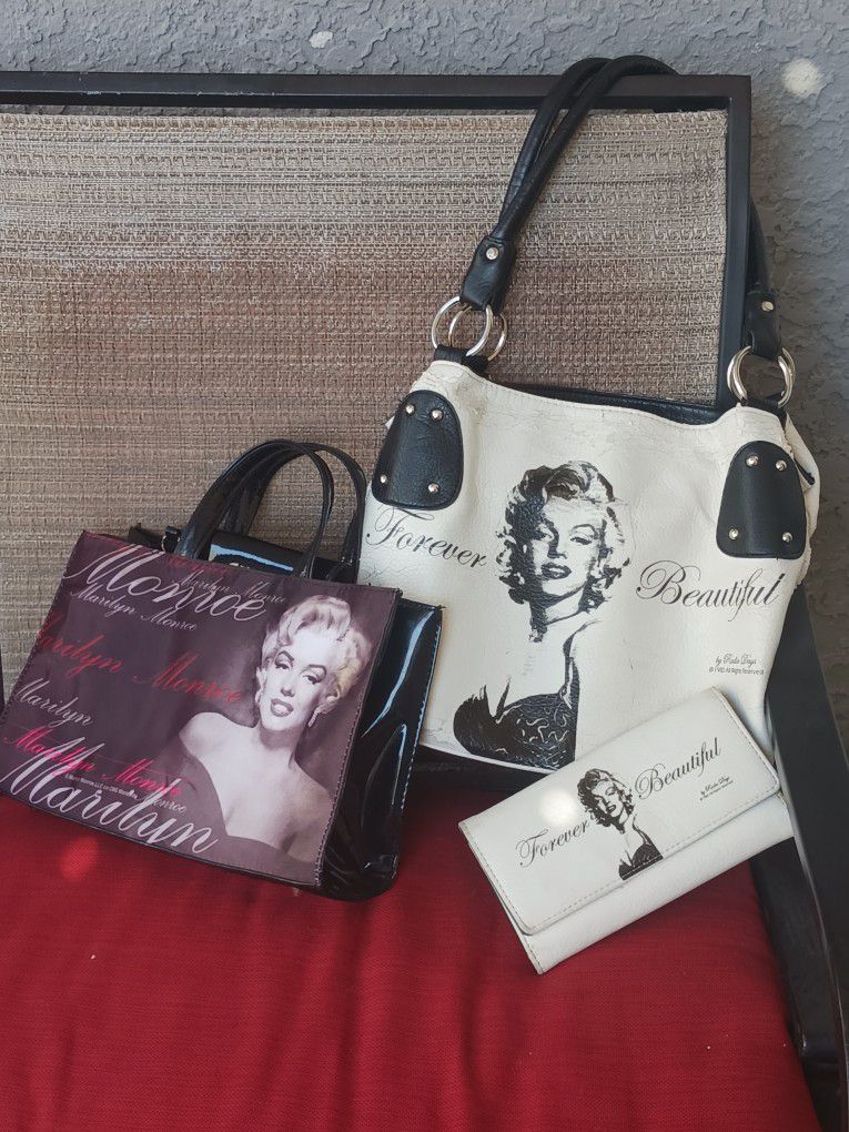 Marilyn Monroe, Bags, 3 Piece Purse Set