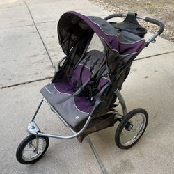 Baby Trend Expedition Jogger Stroller – Purple/Gray