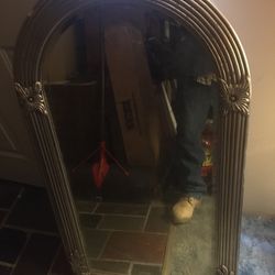 Nice vintage wood mirror 41 X 23 Only $30 Firm