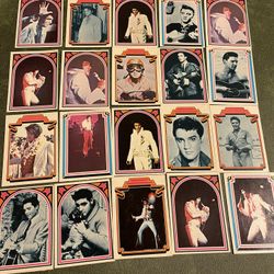 Lot of 20 Elvis Presley boxcar trading cards 1978 #3