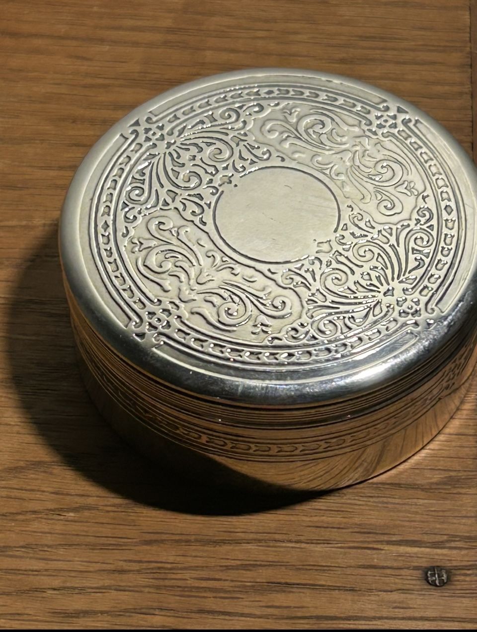 Tiffany & Co. Sterling Silver Powder Box