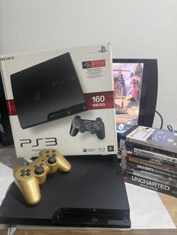 PS3 PLAYSTATION 3 IN BOX BUNDLE TESTED WORKING