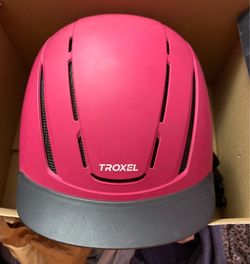 Troxel Raspberry Pink Horse Riding Helmet