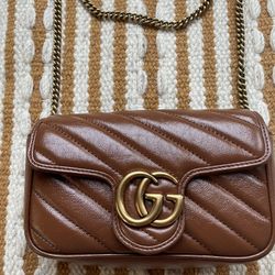 Gucci Women’s Cognac Bag Purse 