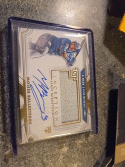 2025 topps inception moises ballesteros rookie patch auto /99