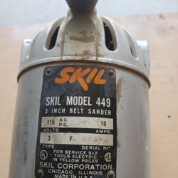 Vintage Skil Worm Drive  Belt Sander