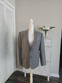 EXPRESS Mens Gray Blazer Size Extra Slim 44s/44c