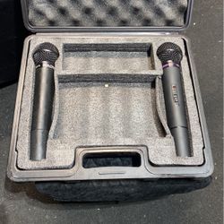 2 Nady Wht-15 Vhf Wireless Microphones 