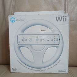 Nintendo Wii Wheel with original box and maunal