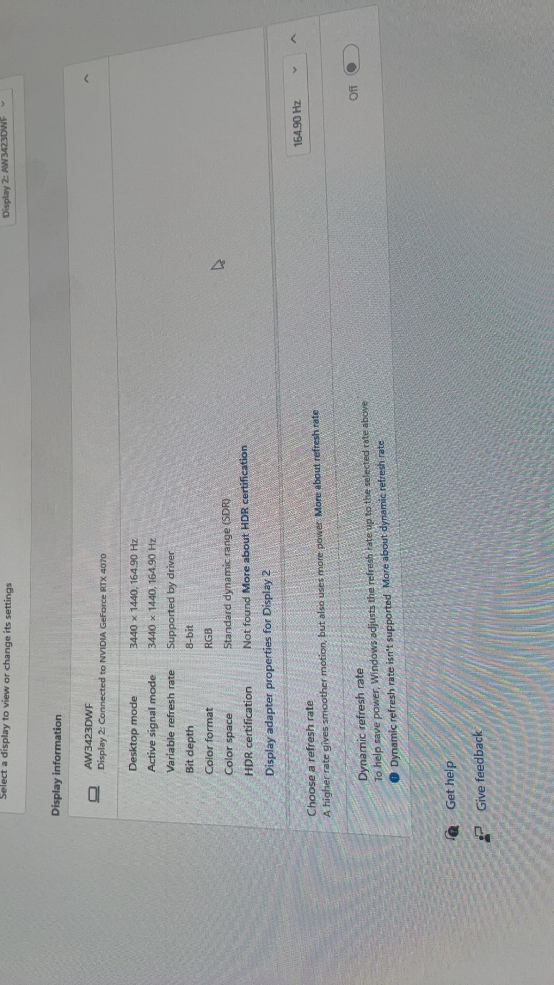 34 inch ultra wide qhd oled 3440x1440p 165hz gaming monitor