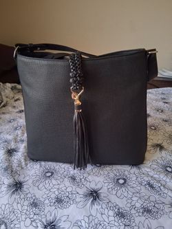 Stella & Dot black purse