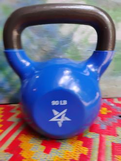 90  POUND  NEW  BLUE  VINYL KETTLEBELL   *  also have 100s  97s  88s 80s  70s  60s  55s  54s  50s  45s  40s. 35s  31s  30s  25s  20s  17.6s  15s  10ps