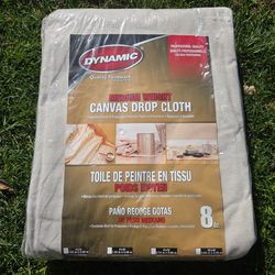 Canvas drop cloth
