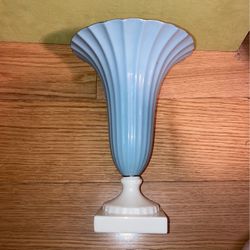 Blue Lenox Flared Vase