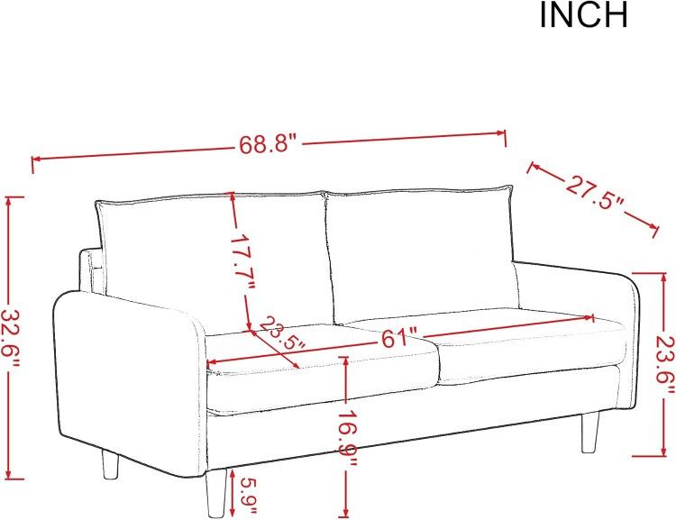 3P） 天鹅绒沙发   $140, 粉色    ，3021（

Modern Velvet Loveseat Sofa Couch, Mid-Century Small Sofa , Living Room, Bedroom, Apartment, Office  ，Pink  
