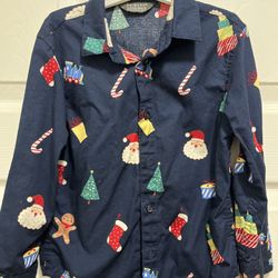 Holiday Button Down Shirt Toddler