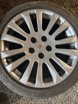 4 rims and tires 18 for Cadillac CT’s