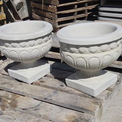 CONCRETE PLANTERS $150 EACH 