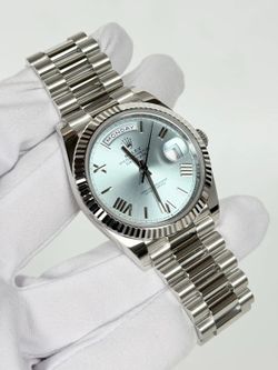 Rolex Day-Date Platinum Men's Watch, Preowned-(contact info removed)
