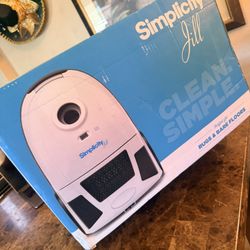 Simplicity Vacuums Jill Lightweight Bagged Canister Vacuum Cleaner – Bagged Vacuum Cleaner with Certified HEPA Filter, Adjustable Suction, Suitable fo