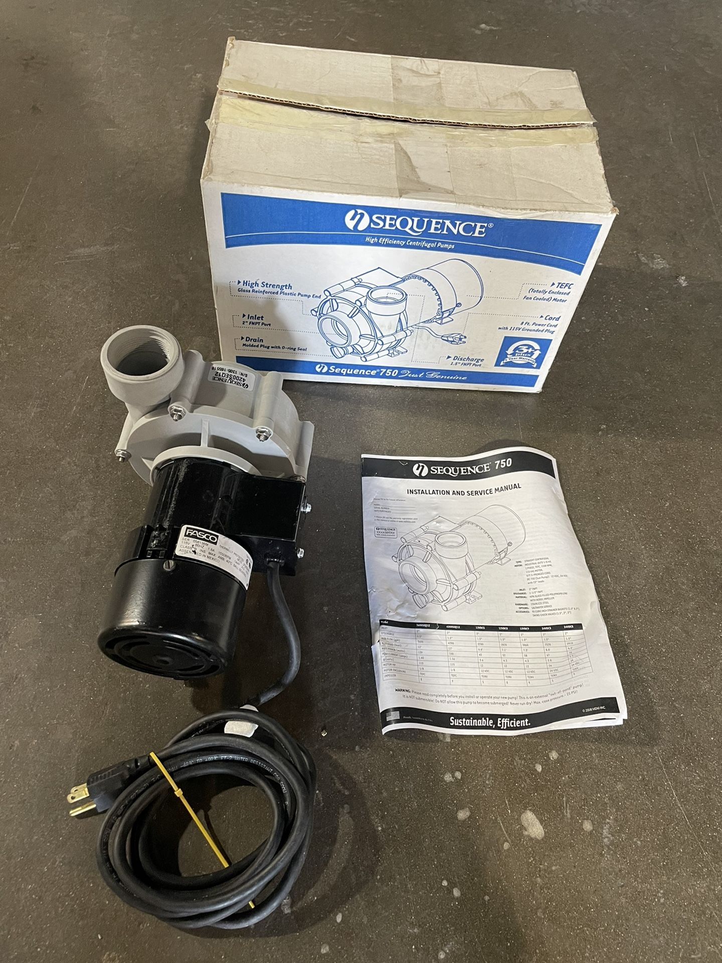 Sequence 750 Pond Pump Great For Koi Ponds