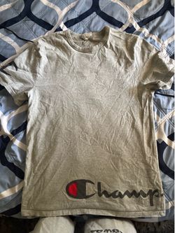 Gray champion shirt