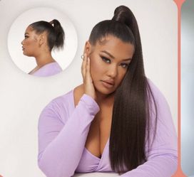 Dark Brown Ponytail Hair