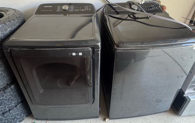 Samsung Washer and Dryer Set Black