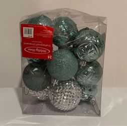 Christmas Ornaments Turquoise Mint Green