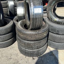 265/70/16 Firestone Set Of 4 Tires 95% life Installed And Balanced Set De 4 Llantas Como Nuevas Instaladas Y Balanceadas