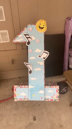 First birthday sign