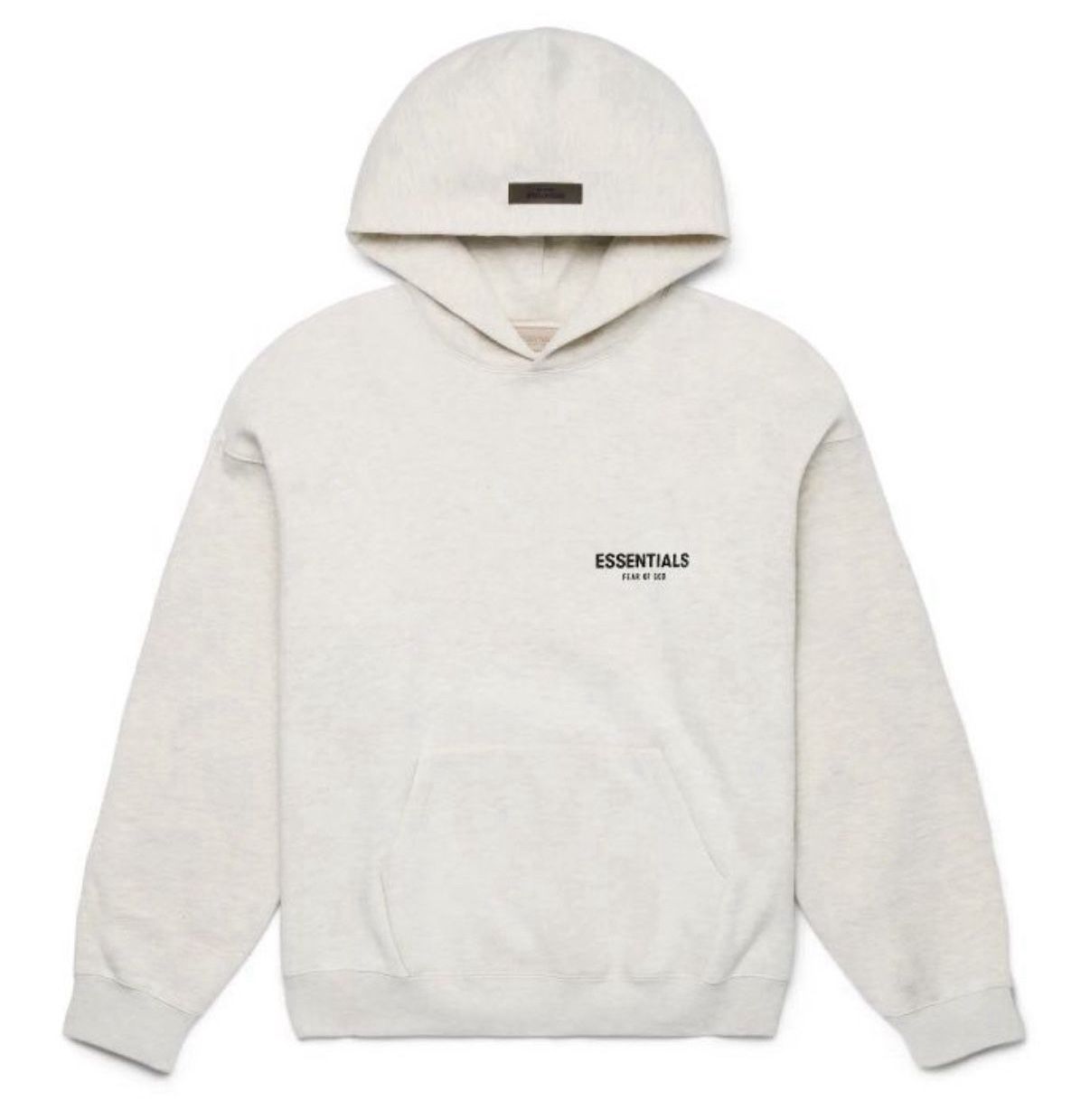 Essentials Fear Of God Light Oatmeal Hoodie Size XS S M L